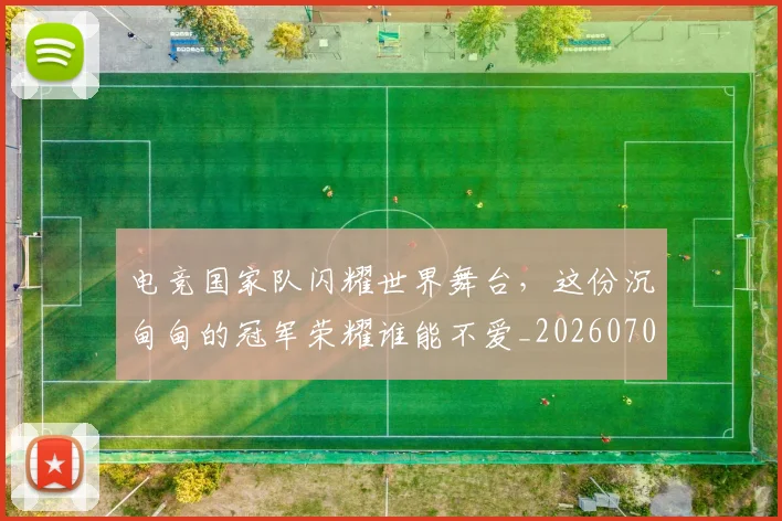 电竞国家队闪耀世界舞台，这份沉甸甸的冠军荣耀谁能不爱_20260708192942